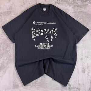 Vintage American Heart Association Dance For Heart T-Shirt Mens XL USA Made
